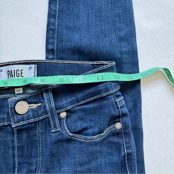 Piage Verdugo Ankle Straight Leg Blue Asbury Wash Size 24 - Picture 5 of 9